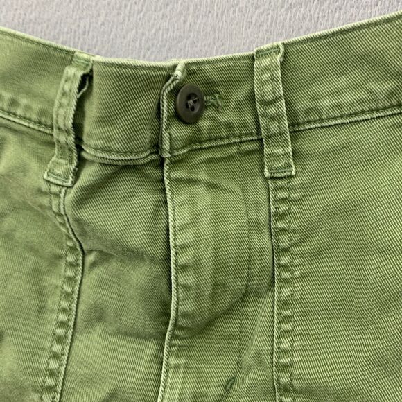 Madewell Shorts Womens Size 24 Army Green Stretch Perfect Vintage Deep Pockets - Picture 4 of 15